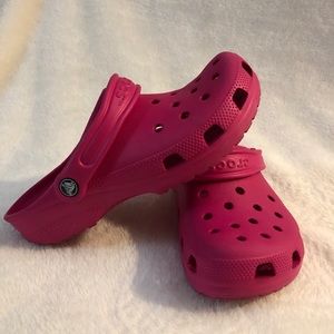 Crocs Classic Clogs, Pink Size 8